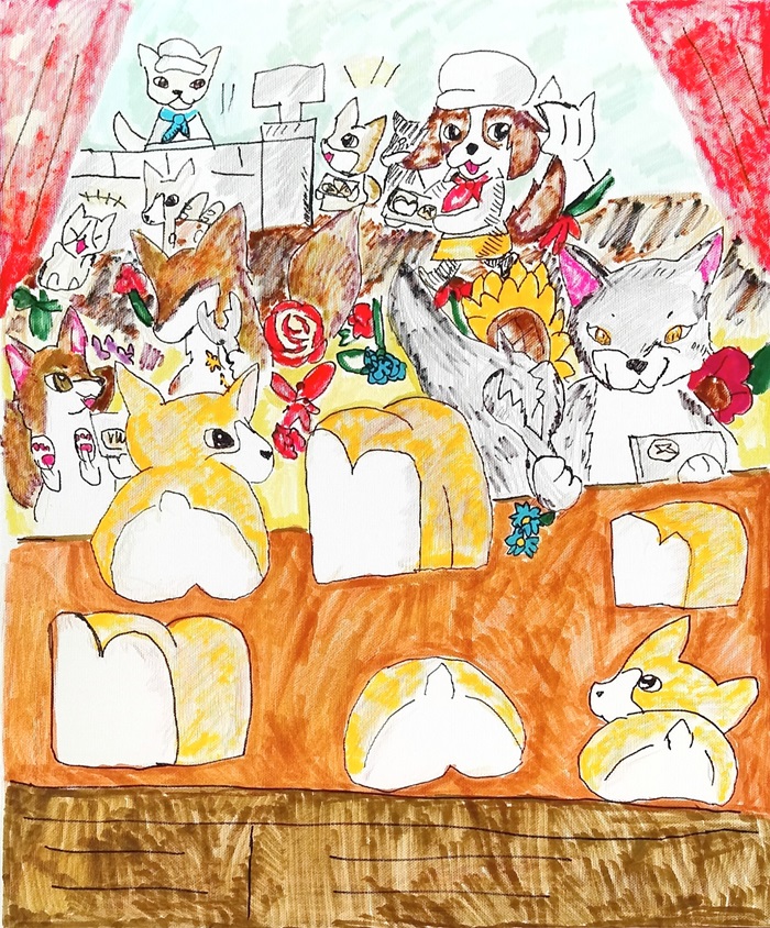 ピンクのフェネック 作品 