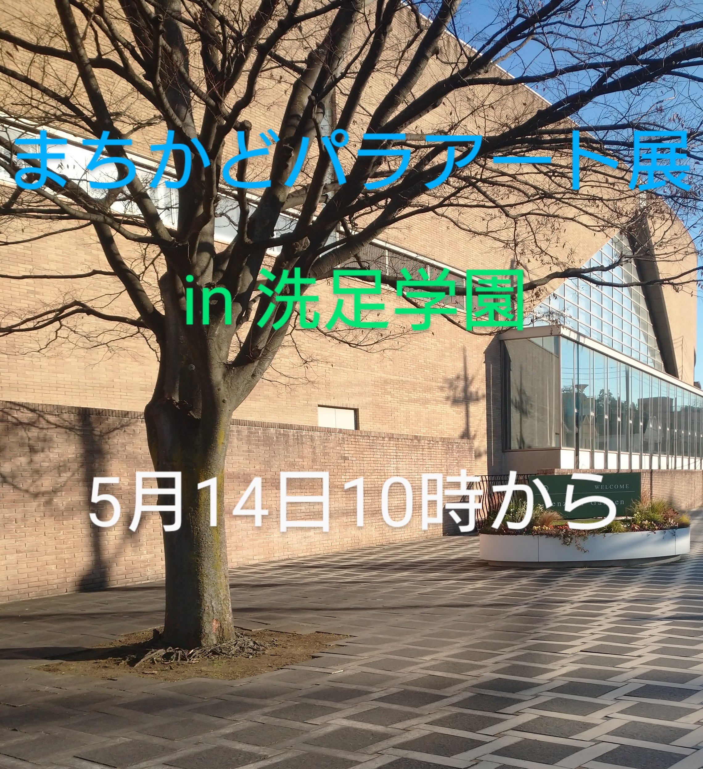 イメージ：まちかどパラアート展 in 洗足学園